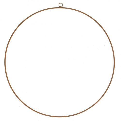 Floristik24 Decorative hoop, metal ring, decorative ring for hanging patina Ø37cm 3pcs