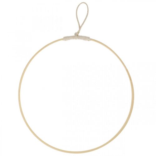 Product Decorative ring for hanging, window decoration, wall decoration natural colors Ø30cm 4pcs