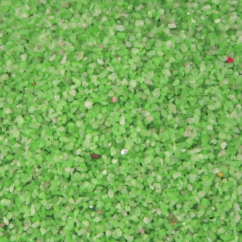 Product Decorative sand green neon sand colored sand 0.5mm neon green 1kg