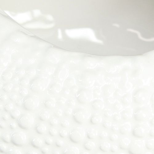 Product Decorative Bowl Ceramic Maritime Oval in White 19x15x8.5cm