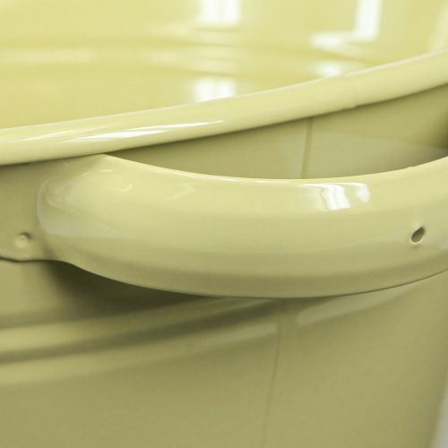 Product Decorative bowl metal green-yellow flower bowl handle Ø33.5cm