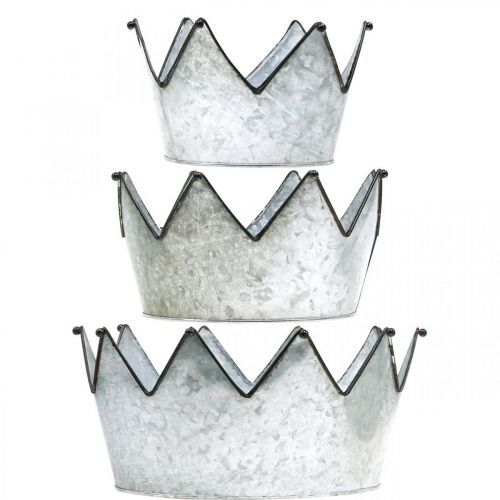 Product Decorative bowl metal bowl crown Ø26.5/22.5/19cm set of 3