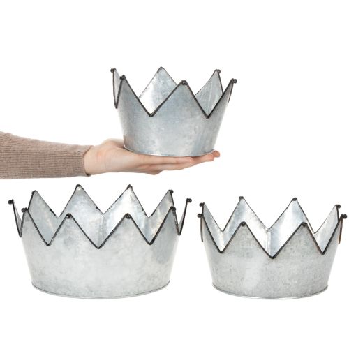 Product Decorative bowl metal bowl crown Ø26.5/22.5/19cm set of 3