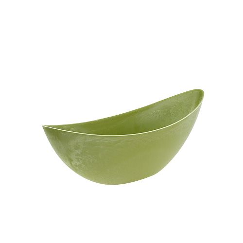 Product Decorative bowl plastic light green 39cm x 13cm H13cm 1 pc