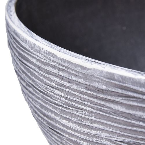 Product Decorative bowl round plant bowl grey black Ø40cm H19,5cm