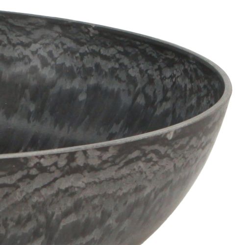 Product Decorative bowl round plant bowls grey Ø37cm H10.5cm 3pcs