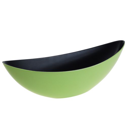 Floristik24 Decorative bowl oval plant boat green 38.5x12.5x13cm