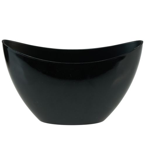 Product Decorative Bowl Black Oval Plant Boat 24x9.5cmx14.5cm