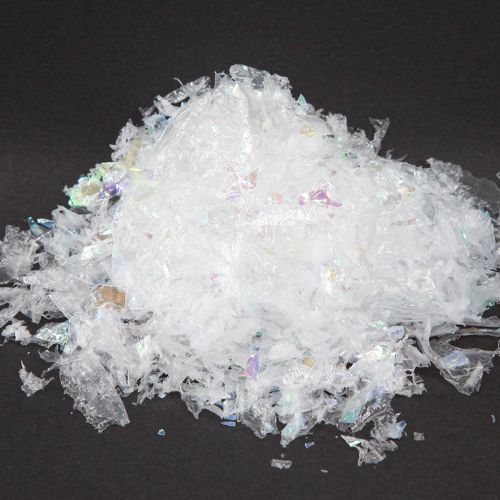 Decorative Snow Fine Snow White Snowflakes Iridescent 2.5L×2pcs