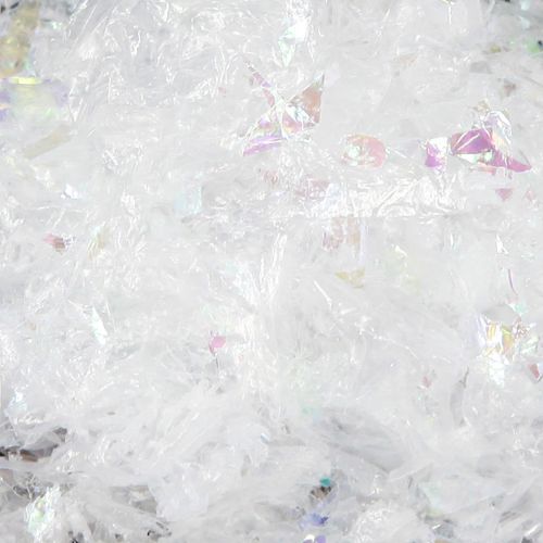 Product Decorative Snow Fine Snow White Snowflakes Iridescent 2.5L×2pcs