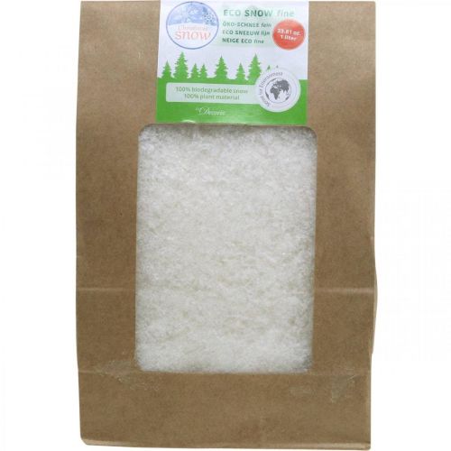 Floristik24 Artificial snow Biodegradable white 1l