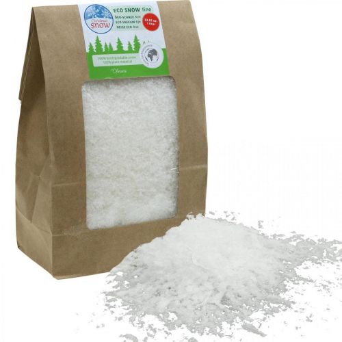 Floristik24 Artificial snow Biodegradable white 1l