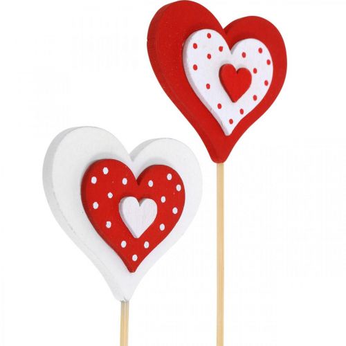 Product Decorative plug heart, wedding decoration, flower decoration for Valentine&#39;s Day, heart decoration 18pcs