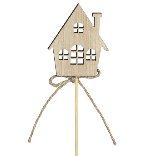 Product Christmas pot stakes Little Houses Wood 4.5×5cm 12 pcs