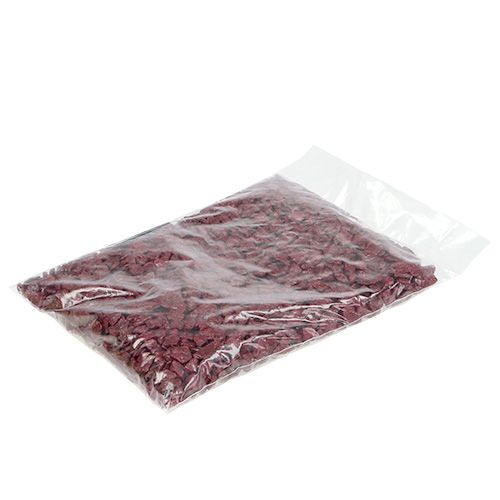 Floristik24 Decorative stones 9mm - 13mm 2kg Burgundy