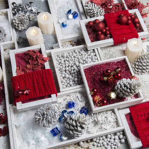 Product Decorative stones 9mm - 13mm fuchsia 2kg