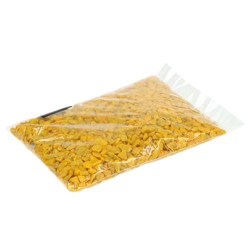 Product Decorative stones 9mm - 13mm yellow 2kg