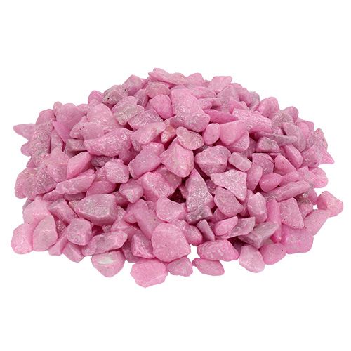 Decorative stones 9mm - 13mm pink 2kg