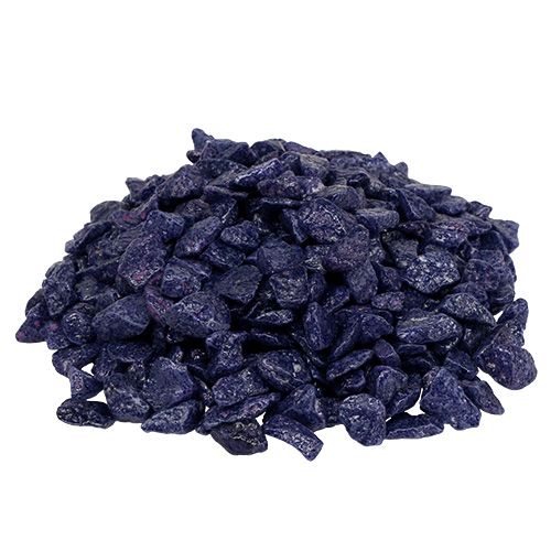 Floristik24 Decorative stones 9mm - 13mm purple 2kg