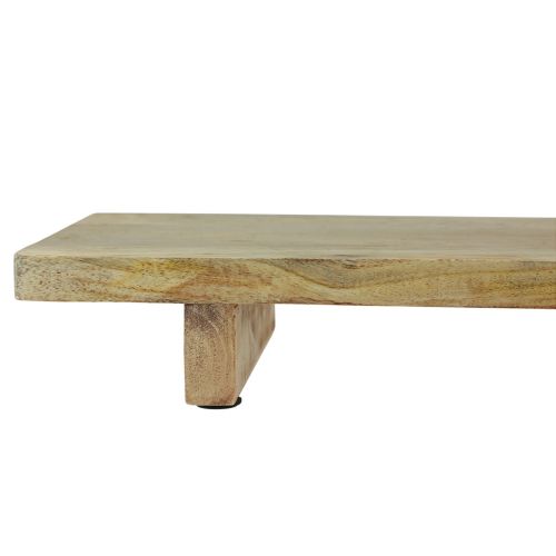 Floristik24 Decorative tray wooden board with base mango wood 80x6x27,5cm