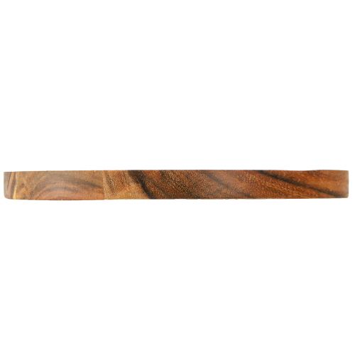 Product Decorative Plate Decorative Tray Wood Acacia Natural Oiled Ø20cm