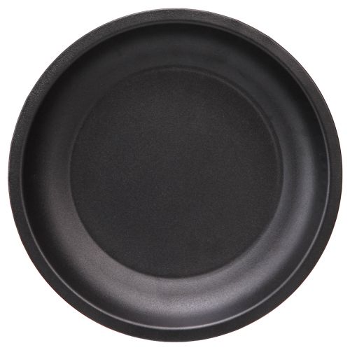 Floristik24 Decorative plate round metal in black Ø23cm H2.5cm 3pcs