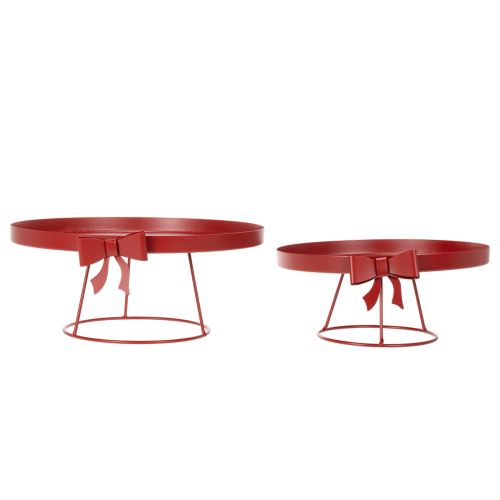Decorative tray on a stand