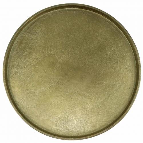 Floristik24 Decorative plate Ø30cm gold