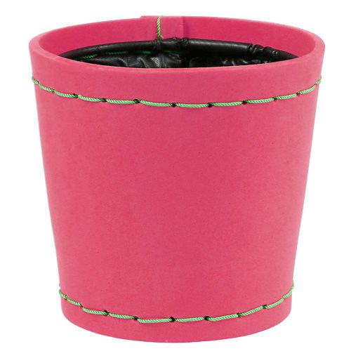 Floristik24 Decorative pot &quot;Suki&quot; pink Ø12.5cm H12.5cm, 1p