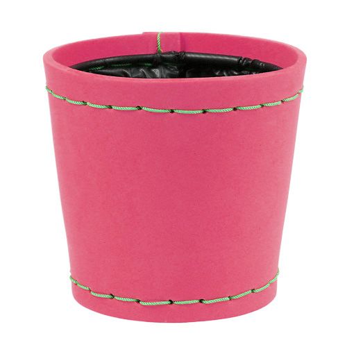 Floristik24 Decorative pot pink Ø12cm H11.5cm