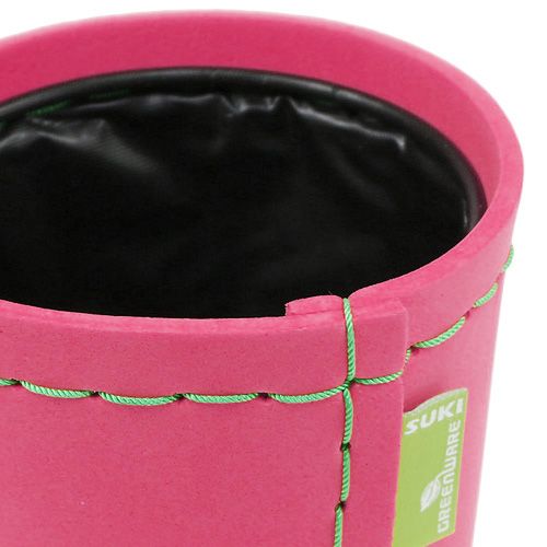 Floristik24 Decorative pot pink Ø12cm H11.5cm
