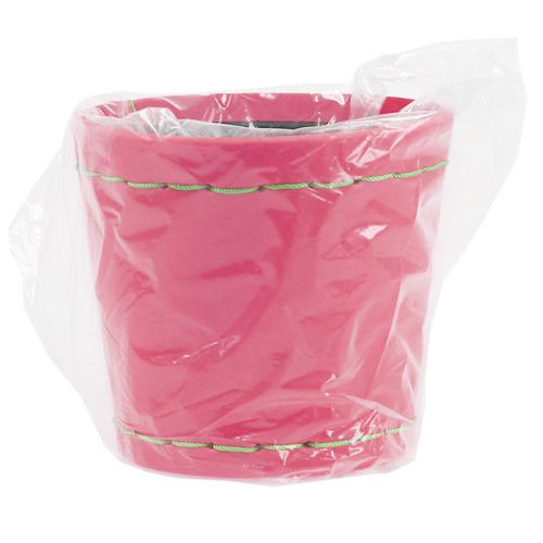 Floristik24 Decorative pot pink Ø12cm H11.5cm