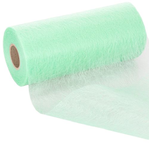 Green non-woven fabric roll, 25m, table decoration, sold by the meter | Floristik24.ie
