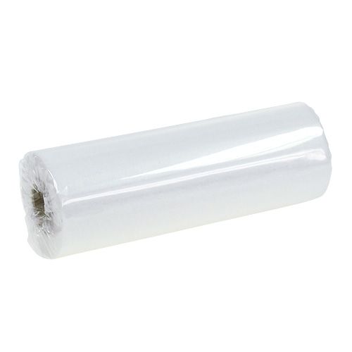 Floristik24 Deco fleece white 23cm 25m