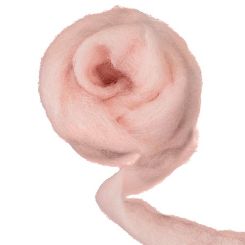 Product Decorative wool pink 2m felted wool for crafts &amp; floristry
