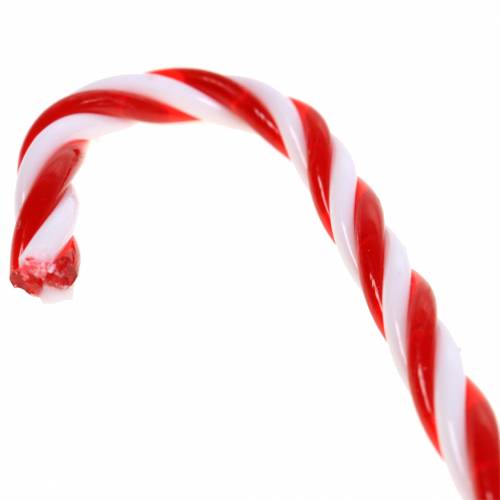 Floristik24 Decorative candy cane red / white 9cm 6pcs