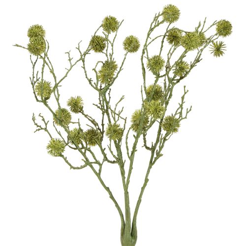 Decorative branch sweetgum tree fruits light green 48cm