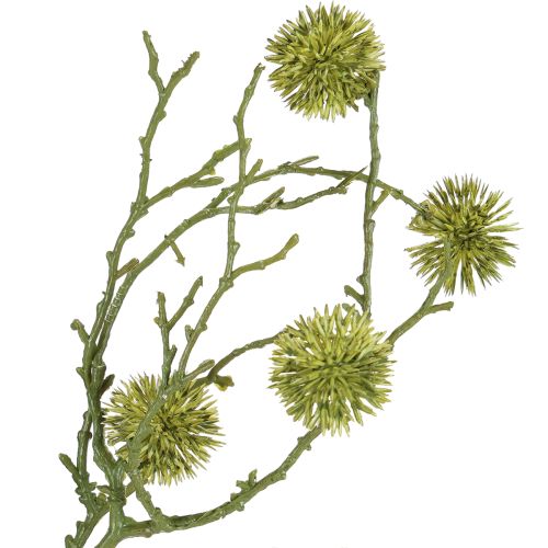 Product Decorative branch sweetgum tree fruits light green 48cm