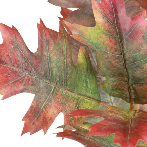 Product Deco branch autumn deco leaves oak leaves red, green 100cm