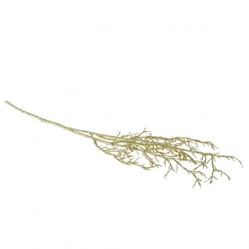 Floristik24 Decorative branch with glitter Christmas branch in gold L55cm