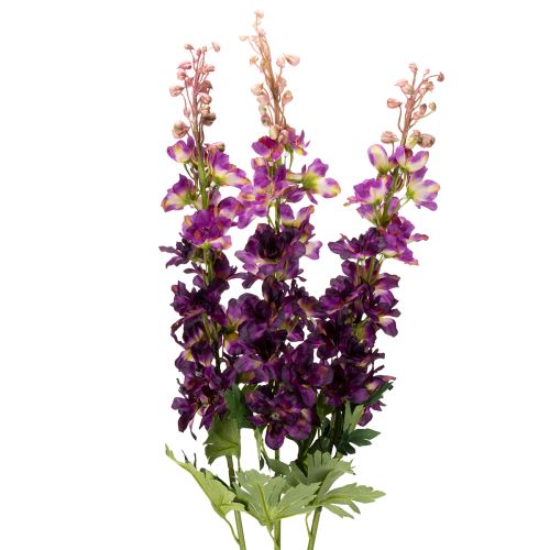 Product Decorative Delphinium as an artificial flower for stylish floral accents, 79cm, 3 pieces