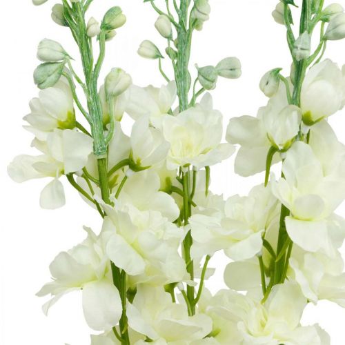 Product Delphinium White Artificial Delphinium Silk Flowers Artificial Flowers 3pcs