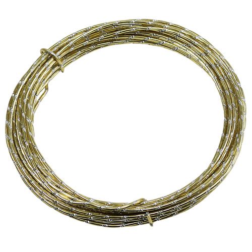 Product Golden diamond aluminum wire 2mm x 10m decorative flexible