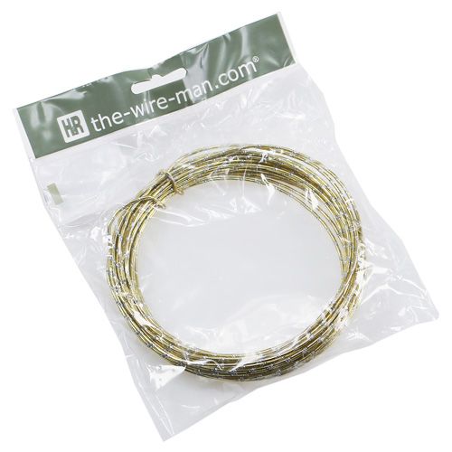 Product Golden diamond aluminum wire 2mm x 10m decorative flexible