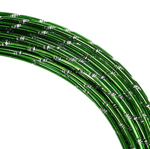 Floristik24 Diamond aluminum wire apple green 2mm 10m