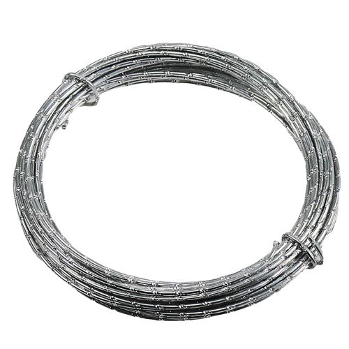 Floristik24 Diamond aluminum wire silver 2mm 10m