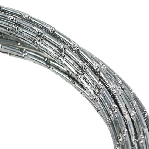 Product Silver diamond aluminum wire 2mm 10m for decoration & crafting