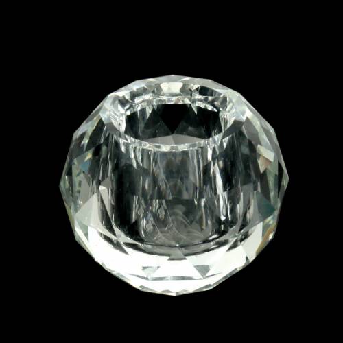 Product Candle holder diamond clear Ø5cm table decoration