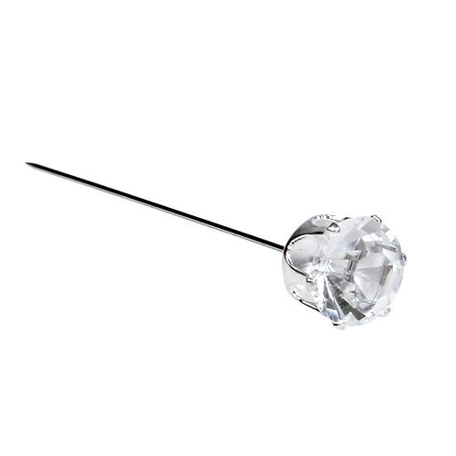 Floristik24 Diamond needle silver Ø10mm L6cm 36pcs