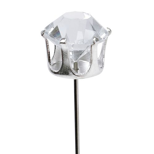 Product Diamond needle silver Ø10mm L6cm 36pcs